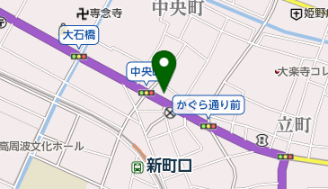 富山銀行新湊支店の地図画像