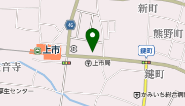 富山第一銀行上市支店の地図画像