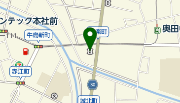 北陸銀行奥田支店の地図画像