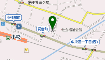 北陸銀行小杉支店の地図画像