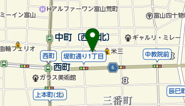 北陸銀行本店の地図画像