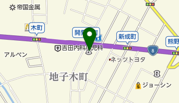 高岡信用金庫新成支店の地図画像