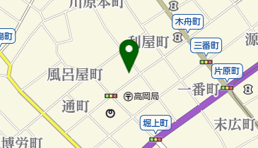 高岡信用金庫本店の地図画像