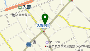 にいかわ信用金庫入善支店の地図画像