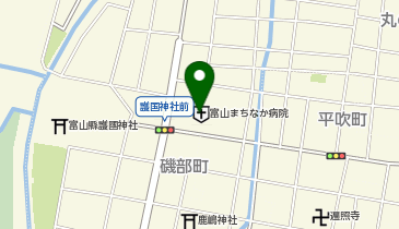 富山市立富山まちなか病院の地図画像