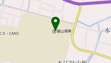 国立富山高等専門学校射水キャンパスの地図画像