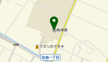 富山県立魚津高校の地図画像