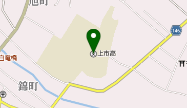 富山県立上市高校の地図画像