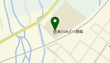 富山県立新川みどり野高校の地図画像