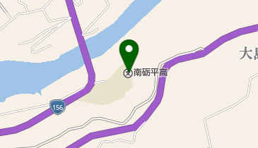 富山県立南砺平高校の地図画像