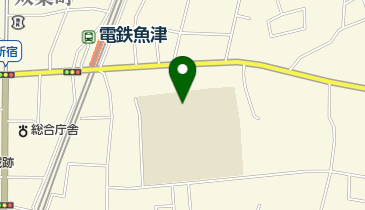 魚津市立西部中学校の地図画像