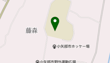 小矢部市立蟹谷中学校の地図画像