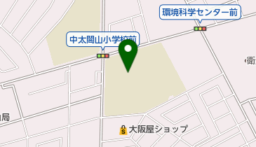 射水市立小杉南中学校の地図画像