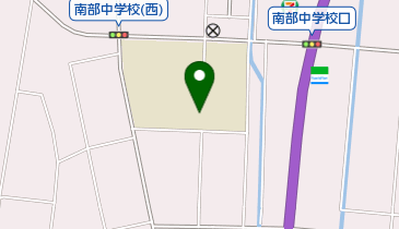 射水市立新湊南部中学校の地図画像