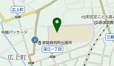 砺波市立出町中学校の地図画像