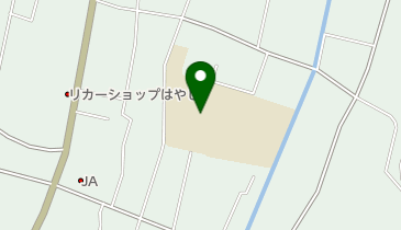 砺波市立般若中学校の地図画像