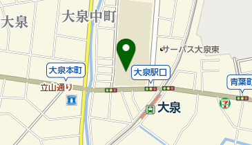 富山市立大泉中学校の地図画像