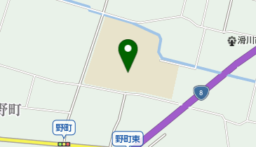 滑川市立早月中学校の地図画像