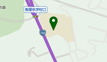 氷見市立南部中学校の地図画像