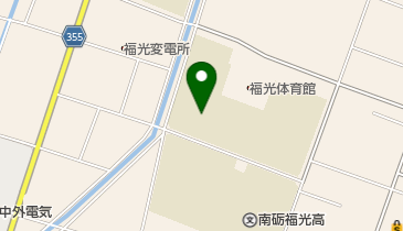 南砺市立福光中学校の地図画像
