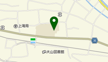富山市立上滝小学校の地図画像
