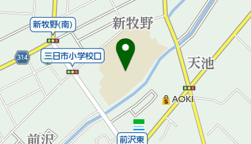 黒部市立三日市小学校の地図画像