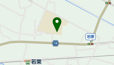 黒部市立若栗小学校の地図画像