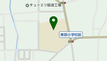 砺波市立砺波東部小学校の地図画像
