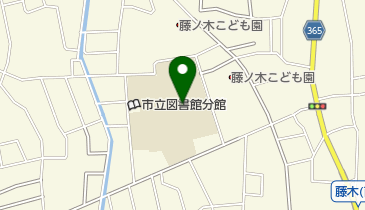 富山市立藤ノ木小学校の地図画像