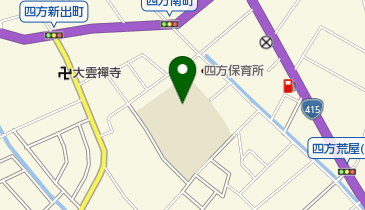 富山市立四方小学校の地図画像