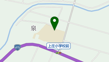 氷見市立上庄小学校の地図画像
