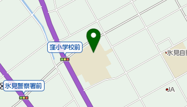 氷見市立窪小学校の地図画像