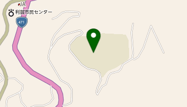 南砺市立利賀学舎の地図画像