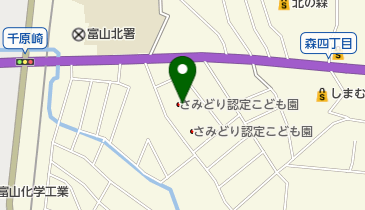 幼保連携型認定こども園さみどり認定こども園の地図画像