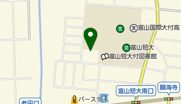 富山短期大学付属みどり野幼稚園の地図画像