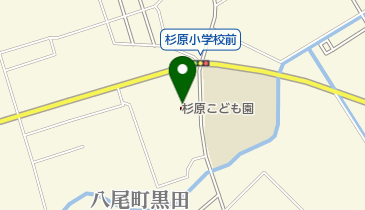 幼保連携型認定杉原こども園の地図画像