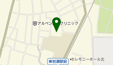 岩瀬保育所の地図画像