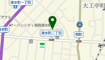 南部保育園の地図画像