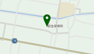荻生保育所の地図画像