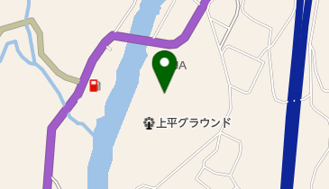 上平保育園の地図画像