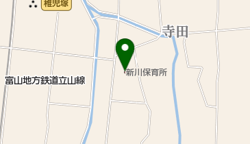 新川保育所の地図画像