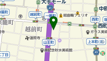 東進衛星予備校富山中央校の地図画像