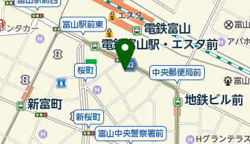 富山YMCA駅前センターの地図画像