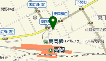 高岡駅地下街の地図画像