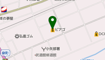ピアゴ小矢部店の地図画像