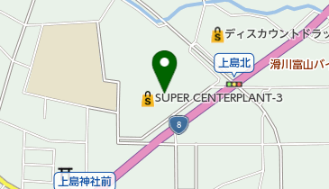 SUPER CENTER PLANT-3滑川店の地図画像