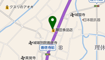 藤田食品店の地図画像