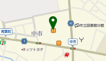 albisグリーンモール店の地図画像