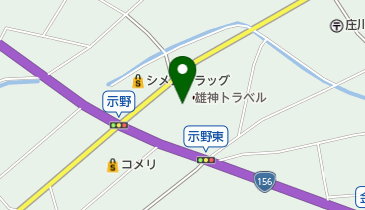 ヴァローレ庄川店の地図画像