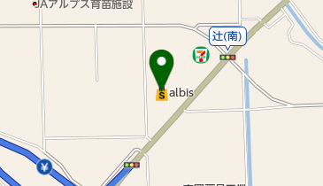 albis立山インター店の地図画像